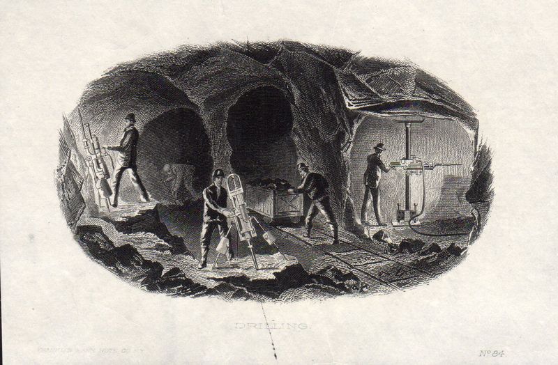 Miners Vignette, "Drilling"
